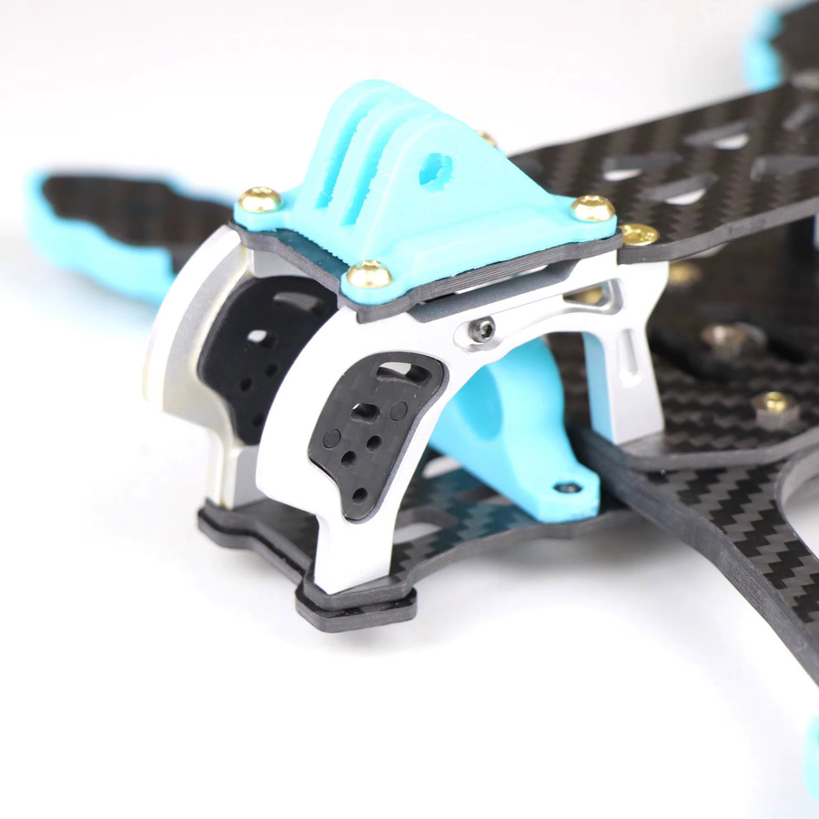 Readytosky MARK5 DC FPV Carbonfaserrahmen in Blau für 5 Zoll 222 mm Freestyle RC Racing Rahmen Kit - Bild 2