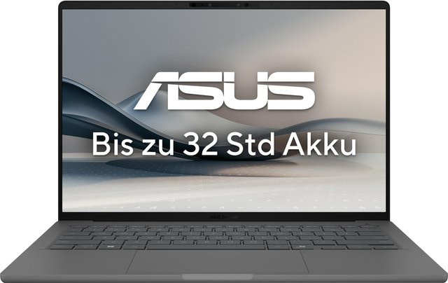 Asus Zenbook A14 UX3407QA-QD290W Copilot+PC Notebook in Grau mit 14 Zoll WUXGA OLED Display, Snapdragon X Prozessor, 16 GB RAM und 512 GB M.2 SSD - Bild 1