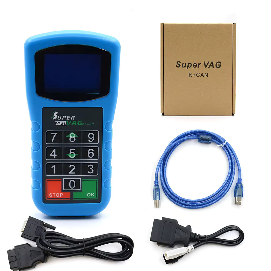 YIQIXIN Super VAG K CAN Plus 2.0 OBD2 Autodiagnosetool in Blau mit K-Linie und Can BUS zur Sicherheitscode-Korrektur und Schlüsselprogrammierung - Bild 3
