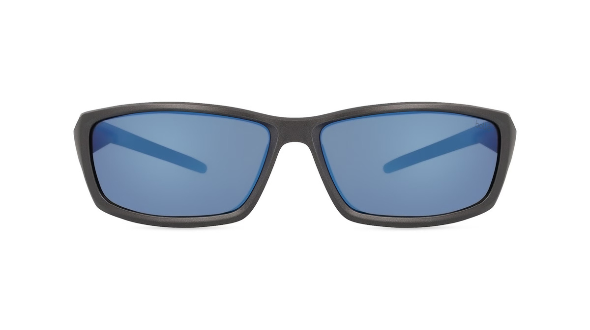 Bollé CERBER Sonnenbrille, Vollrand, quadratisch, Kunststoff, Unisex, grau - Bild 1