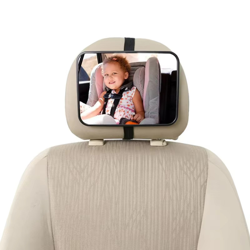 Verstellbarer Auto-Rücksitzspiegel für Baby- und Kindersitze in Schwarz - Bild 3