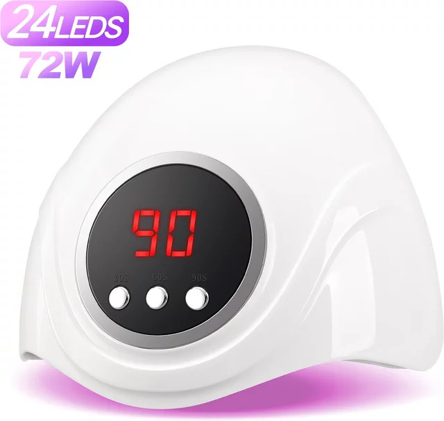 DianaBeauty UV LED Nagel Lampe 72W, 24 LEDs, Motion Sensing - Bild 1