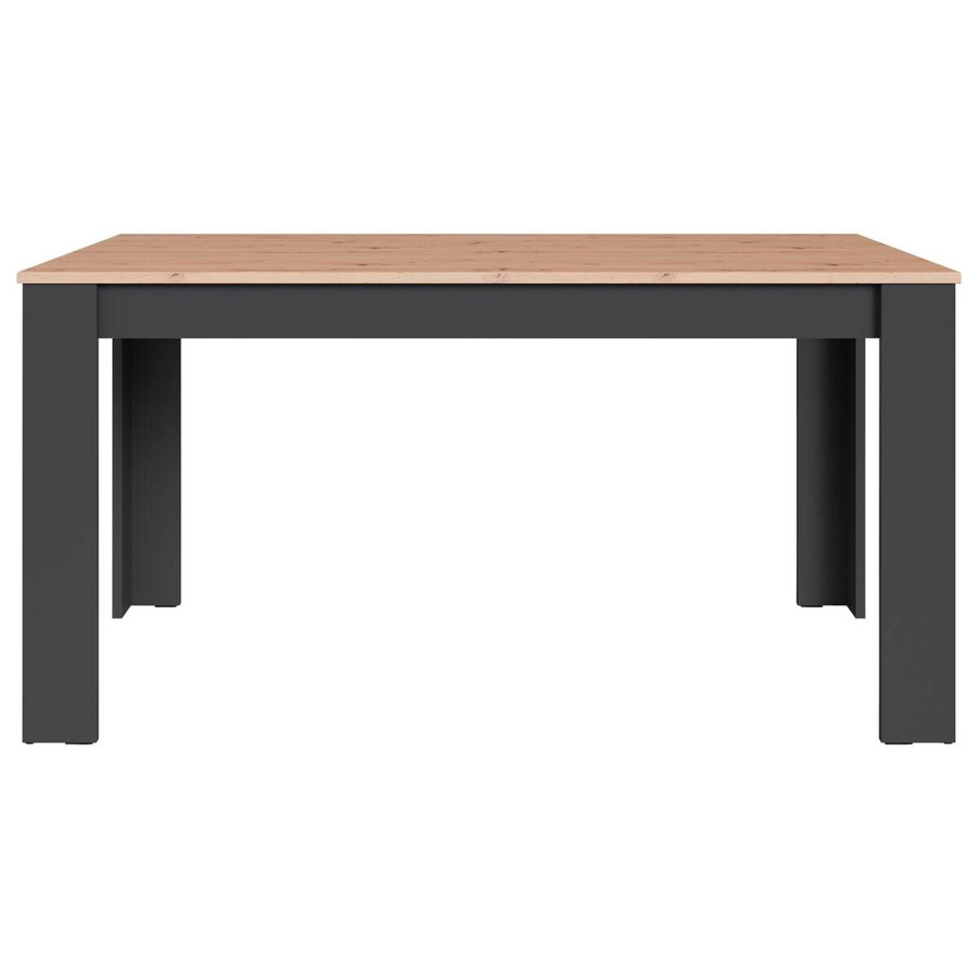 byLIVING Esstisch NORI in Anthrazit und Eiche-Optik, B/T/H: 160 x 90 x 75 cm - Bild 2
