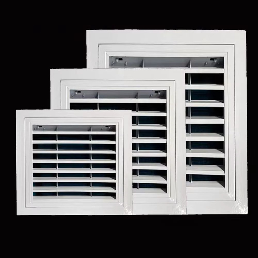 Quadratisches Lüftungsgitter aus Aluminiumlegierung mit Mesh-Gable-Entlüftung in Weiß für die Decke - Bild 4
