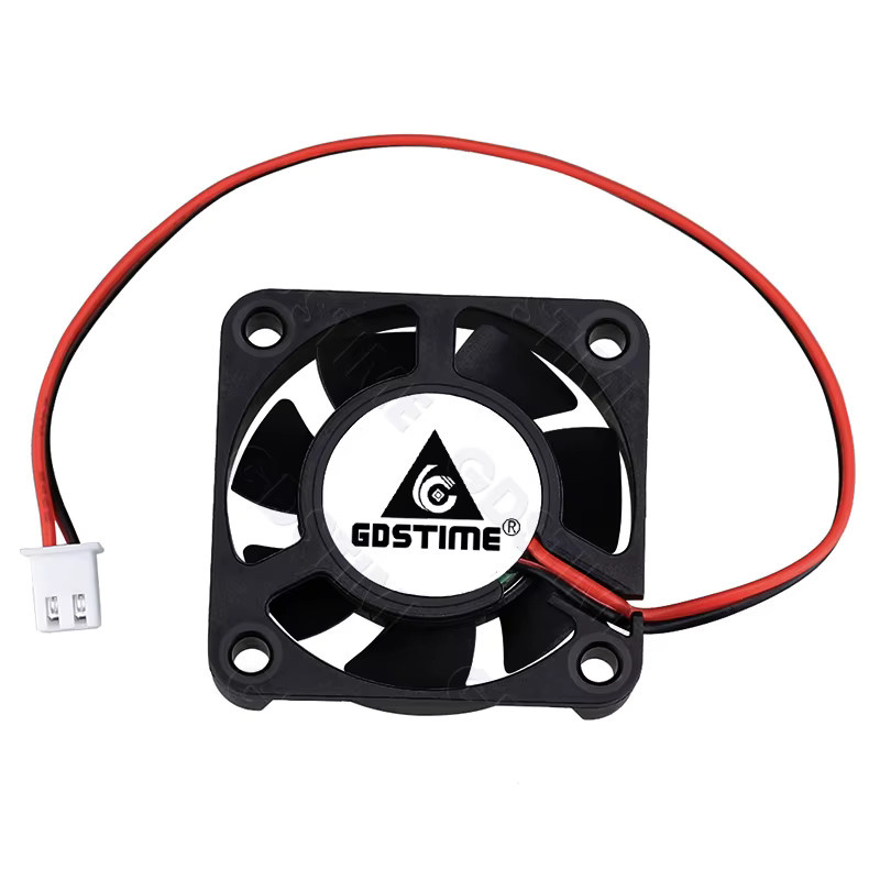 Gdstime 4010 Mini-PC-Gehäuselüfter Schwarz B/T/H: 4 x 4 x 1 cm Dual-Kugel- und Hülsenkühlerlüfter für 3D-Drucker und PC-Kühlung - Bild 4