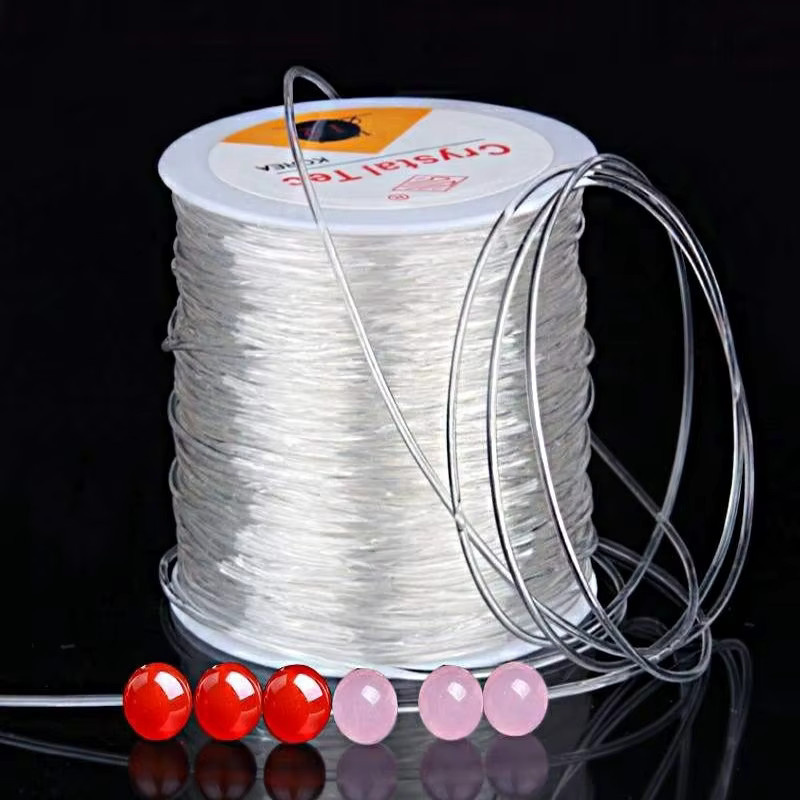 Elastische Kristalllinie, transparent, 100m, für Schmuckherstellung - Bild 2