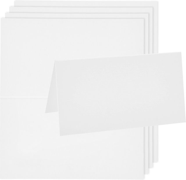 Rico Design Paper Poetry Luxury Tischkarten in Weiß - Bild 1
