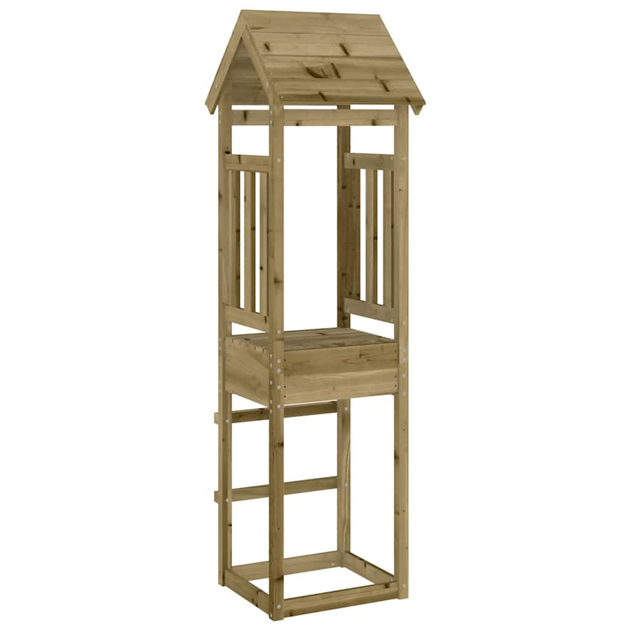 Vidaxl Spielhaus für Kinder aus imprägniertem Kiefernholz, B/T/H: 52,5 x 46,5 x 206,5 cm - Bild 2