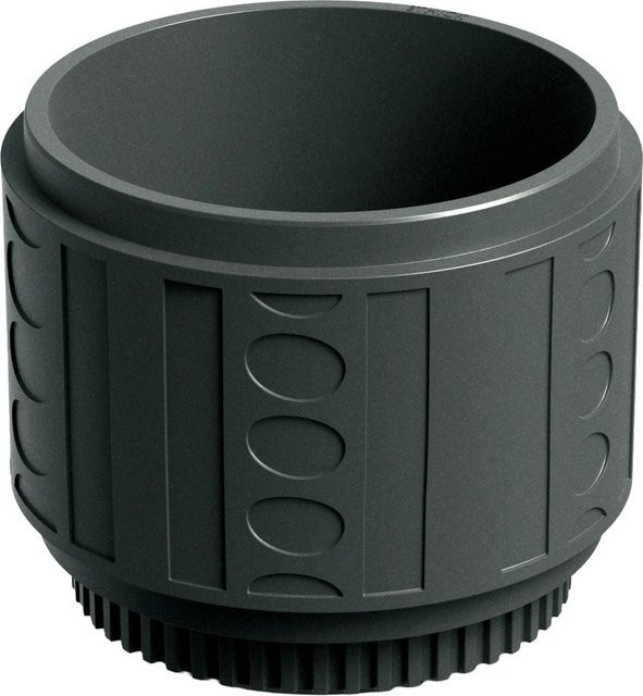 Prosperplast Blumentopf Folka in Charcoal Anthrazit Durchmesser: 40 cm, Höhe: 32 cm - Bild 1