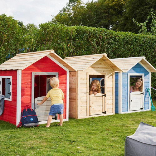 HOME DELUXE Spielhaus in Natur und Beige, B/H/T: 118,2 x 132,5 x 111 cm - Bild 4