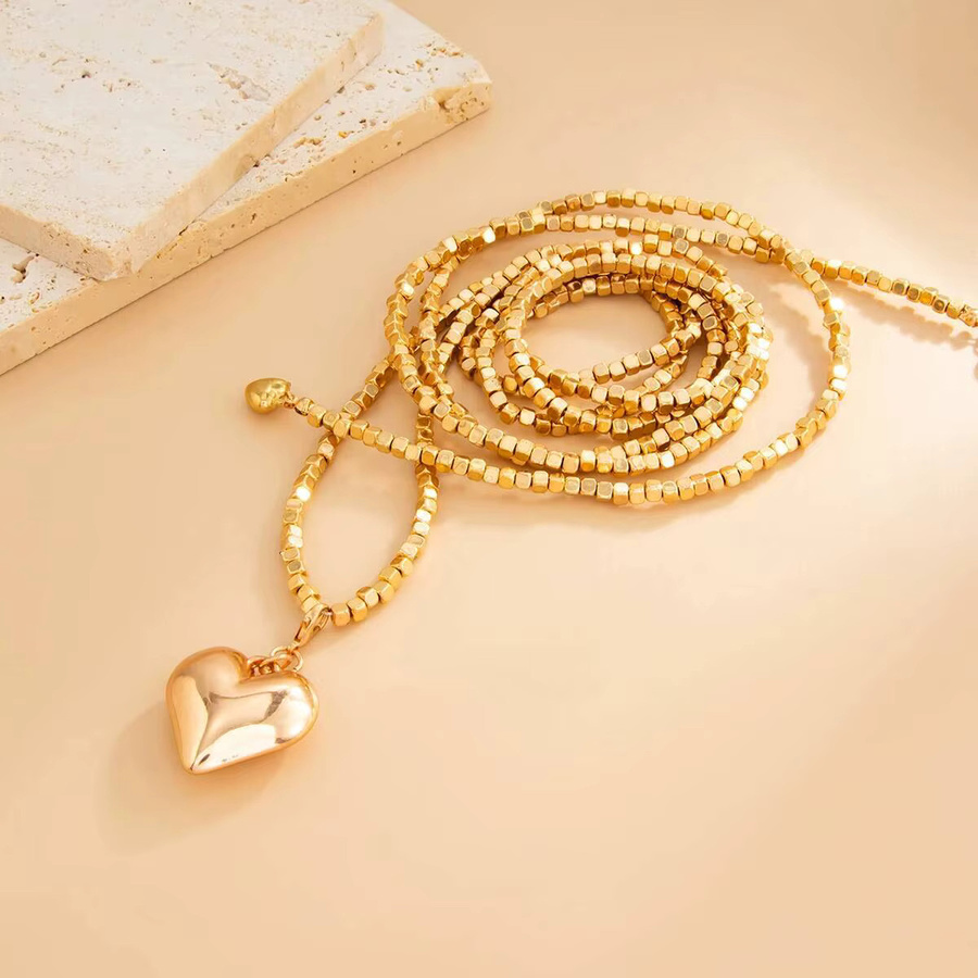KunJoe Halskette, Herz Anhänger, Gold, Perle, Damen - Bild 2