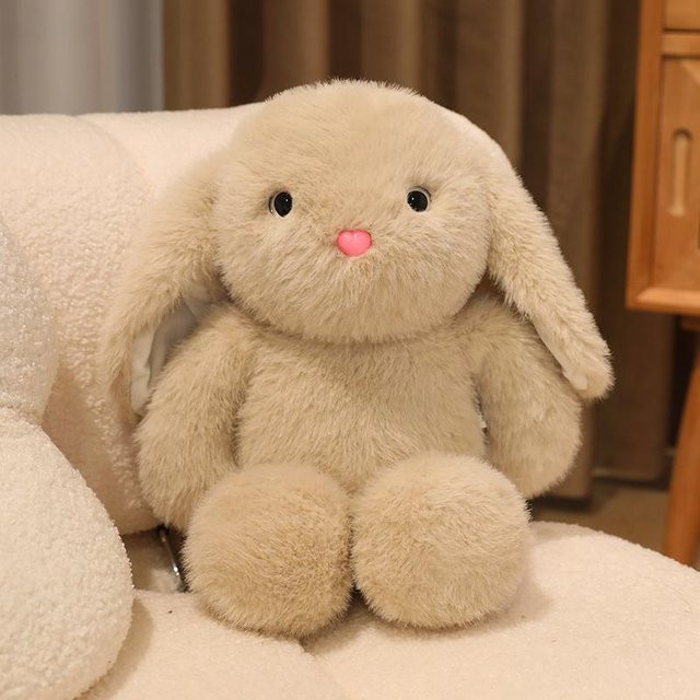 BC Pet Supplies Kawaii Elefant Bär Hase Plüschtiere, Braun, 45cm - Bild 1