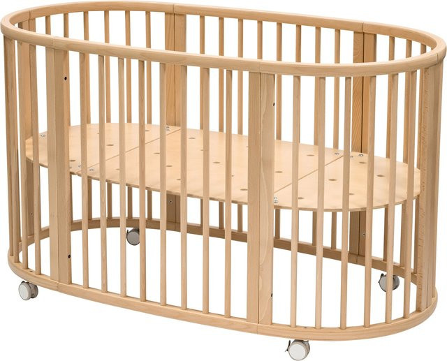 Stokke Sleepi Bundle mit Matratze und Spannbetttuch aus Buchenholz - Bild 1