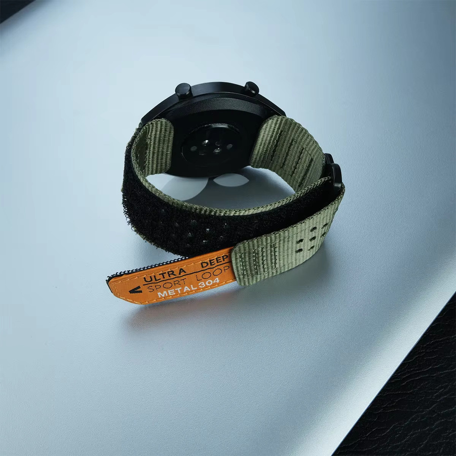 Geekthink Uhrenarmband Nylon, Textil/NATO, Bunt, Unisex, 20mm 22mm - Bild 5