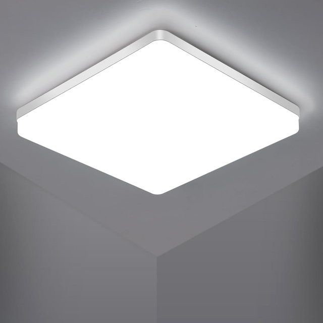 Quadratische LED-Deckenleuchte mit 48 W und kaltweißem Licht 6500 K - Bild 1