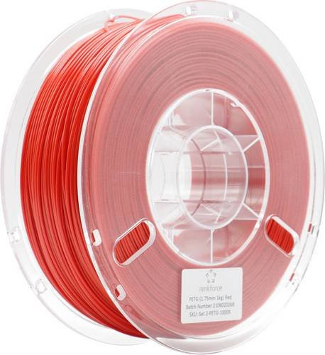 Renkforce Filament PETG 1,75 mm Rot 1000 g - Bild 1