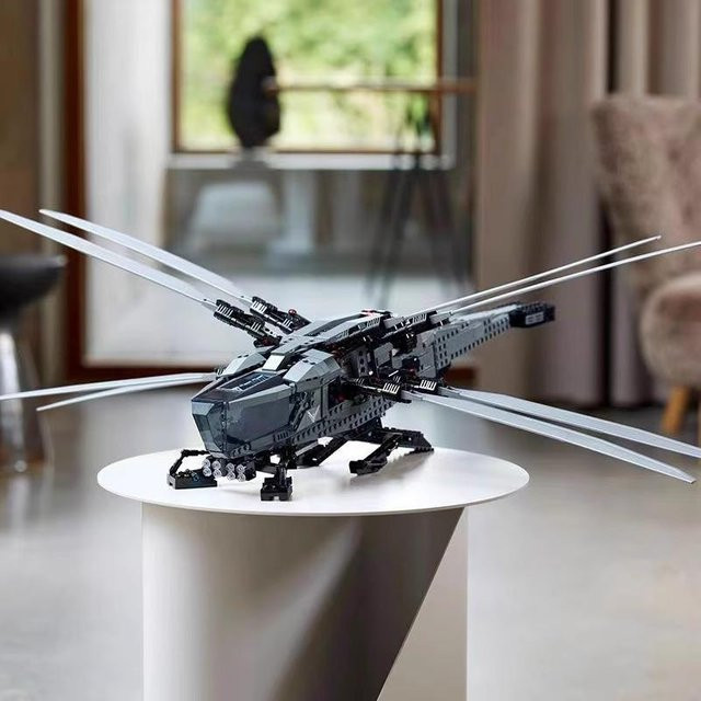 Binchi Keji Travel Dune Royal Ornithopter Baustein Hubschrauber, 1369 Teile, ab 6 Jahren - Bild 1