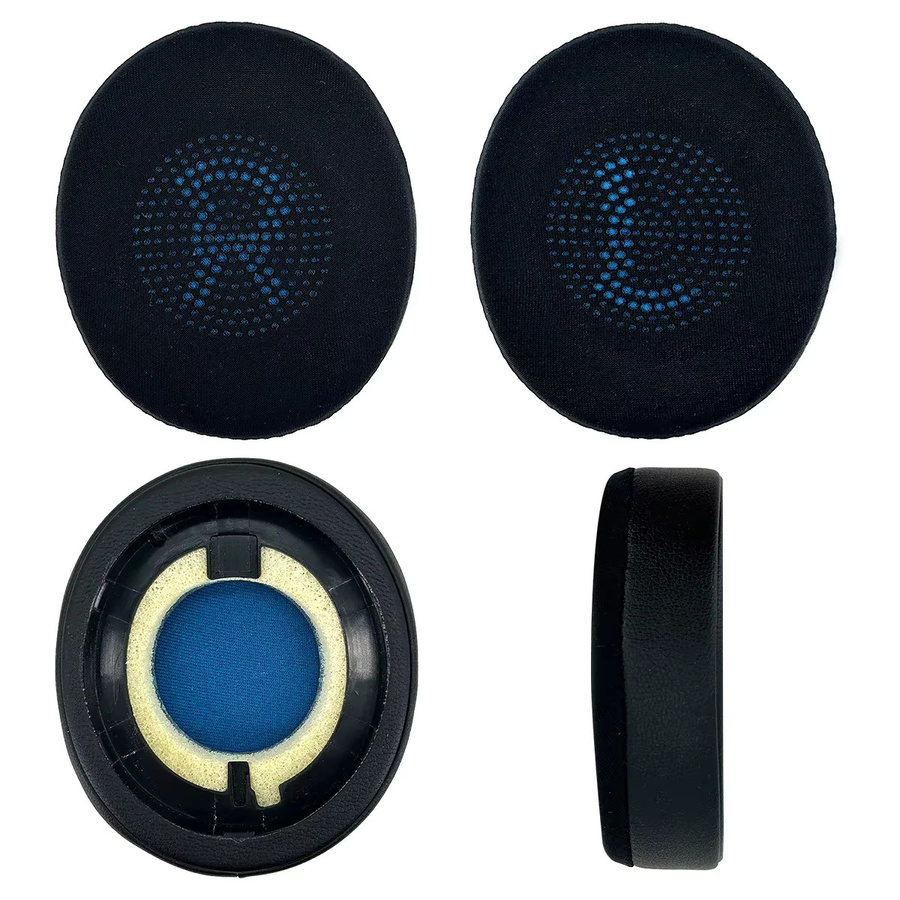 Jabra Kühlgel-Kissen Ersatz-Ohrpolster mit atmungsaktivem Eisseidenstoff für Evolve2 65UC 40MS und Elite 45h, Schwarz - Bild 5