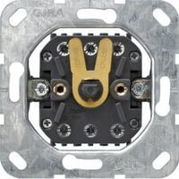 Gira Jalousie-Taster Schalteinsatz 2-polig System 55 in Transparent - Bild 1