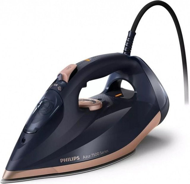 Philips DST 7510/80 Dampfbügeleisen in Blau mit Non-Stick-Sohle und 3200 Watt - Bild 1