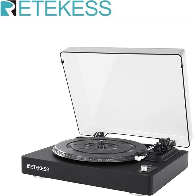 Retekess TR643 Vintage-Plattenspieler mit Bluetooth in Schwarz - Bild 1