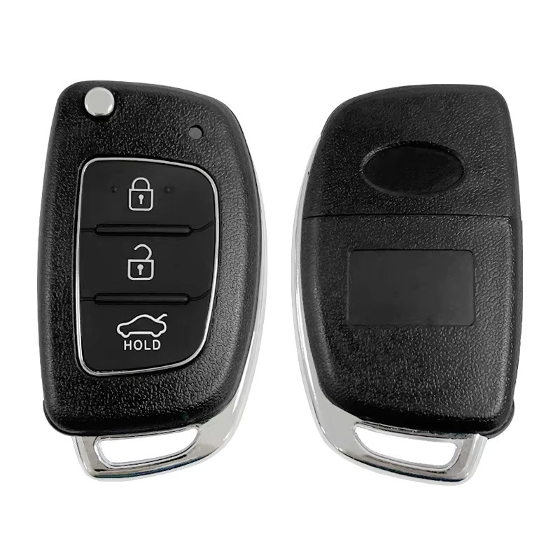 Aftermarket Flip Remote Key Fob für Hyundai I10 I20 I30, CE0682 47 Chip 433 MHz FCC 95430-B9100 OKA-865T(IA-TP) - Bild 2