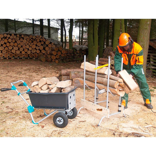 Wolfcraft Sägebock klappbar silberfarben B/T/H: 150,0 x 112,0 x 67,5 cm - Bild 3