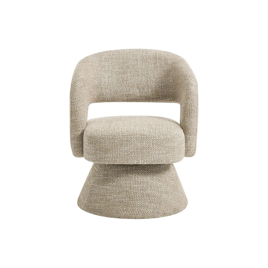 Vente-unique Sessel Narolia Beige mit gerader Rückenlehne und Armlehnen - Bild 2