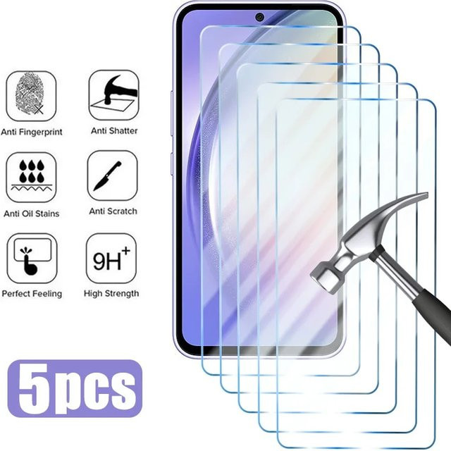 5er Pack Panzerglas Display Schutzfolie für Motorola Moto G53 G54 G72 G84 G71 G71S E13 E32S Moto G20 30 Pro 20 Lite 30 Neo 5G in Transparent - Bild 1