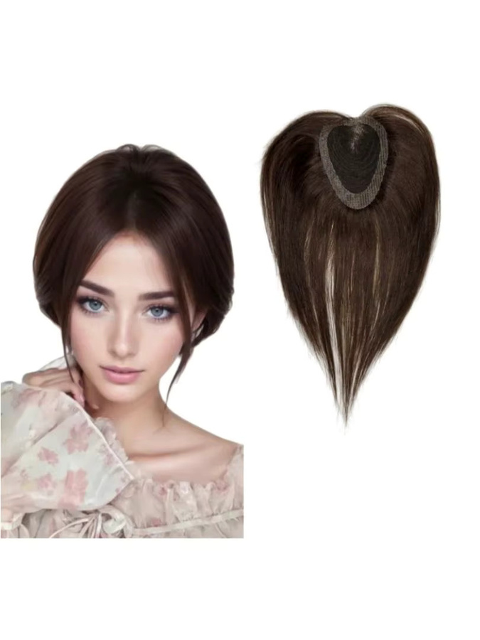 Anemone Echthaar-Toupet für Damen, nahtlos mit natürlicher Haarlinie - Bild 6