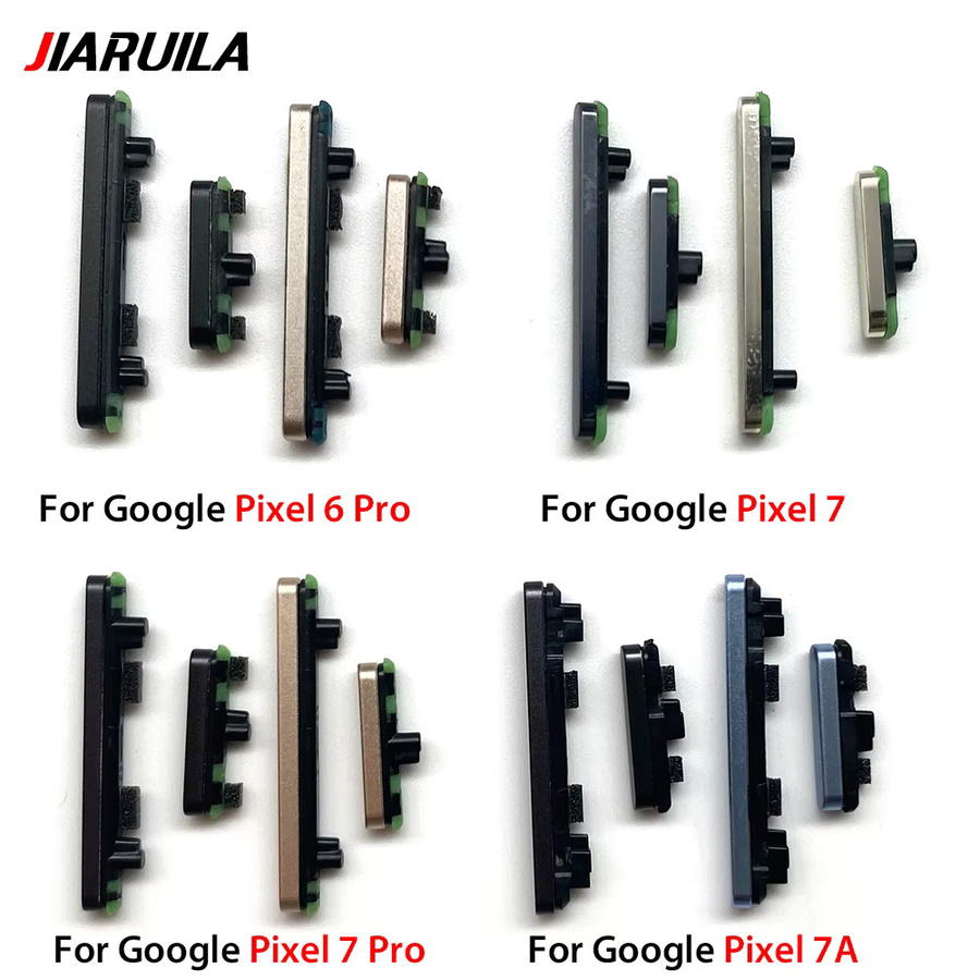 Ersatzteil-Tastenset mit Lautstärketaste und Ein-/Aus-Taste in Blau für Google Pixel 6, 6 Pro, 6A, 7, 7 Pro und 7A - Bild 3