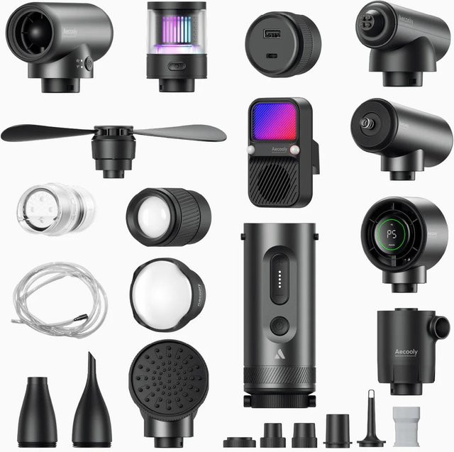 Aecooly Camperpack Camping-Set Multifunktionales Set in Schwarz - Bild 1