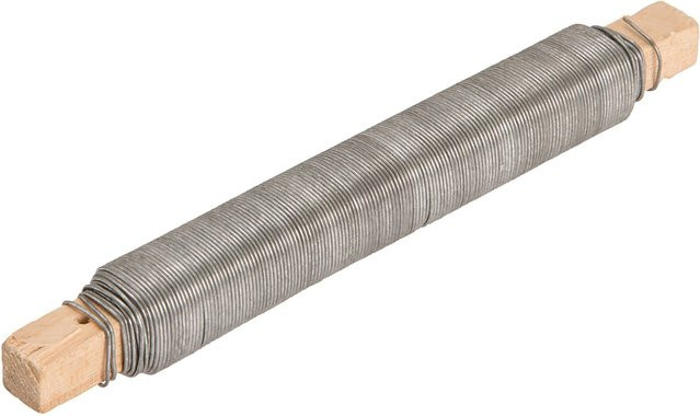 Conacord Eisendraht verzinkt in Silber, Durchmesser: 0,65 mm, Länge: 40 m - Bild 1
