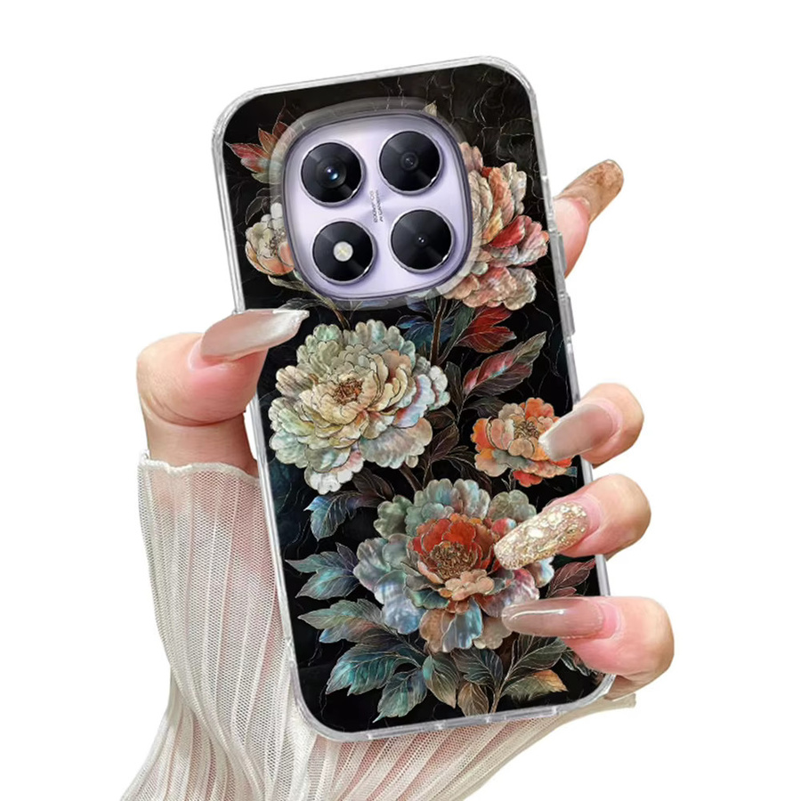 Handyhülle mit Rose Gradient Vortex Textur für Xiaomi Redmi Note und diverse Modelle in Pink und Multicolour - Bild 5