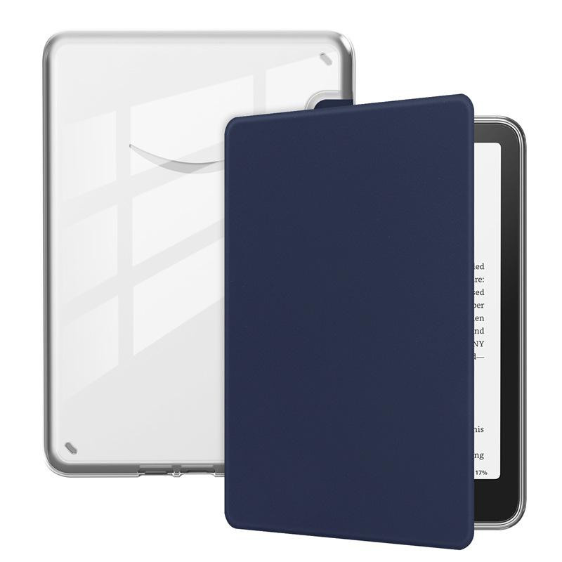 Transparentes Acryl Hartschalenetui für Amazon Kindle Paperwhite 2024 (11. Generation) und Paperwhite 12 (11. Generation), Farbe: Grau - Bild 1