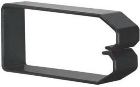 Hager Klammer DN1000503 Schwarz B: 50 mm, H: 37 mm, 50 Stück - Bild 1