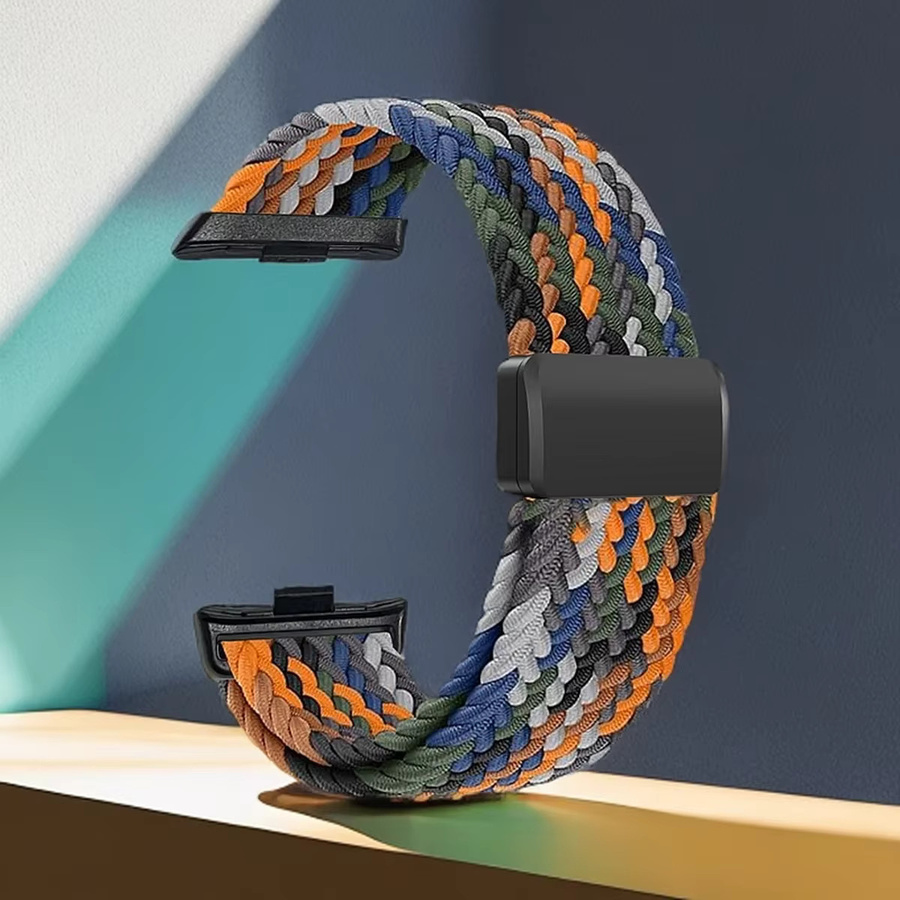 fiterme Uhrenarmband, geflochten, magnetisch, dehnbar, Unisex, bunt - Bild 2