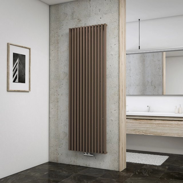 Schulte Design-Heizkörper Lyon in Café-Braun mit 1422 W Leistung, B: 180 cm, H: 60,6 cm - Bild 1