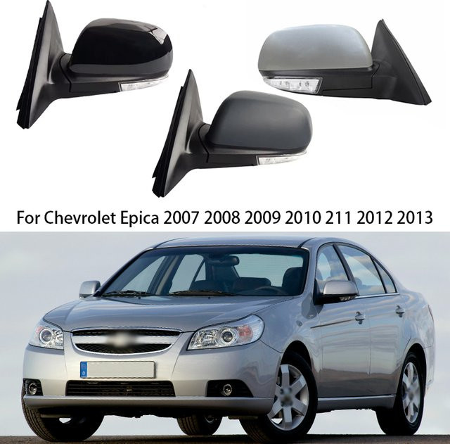 Elektrischer Rückspiegel für Chevrolet Epica 2013-2017 mit Heizung und Blinker in Schwarz - Bild 1
