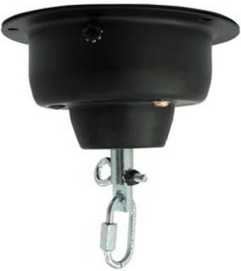 Eurolite MD-1515 Discokugel-Motor aus Metall in Schwarz, Durchmesser: 12 cm - Bild 1