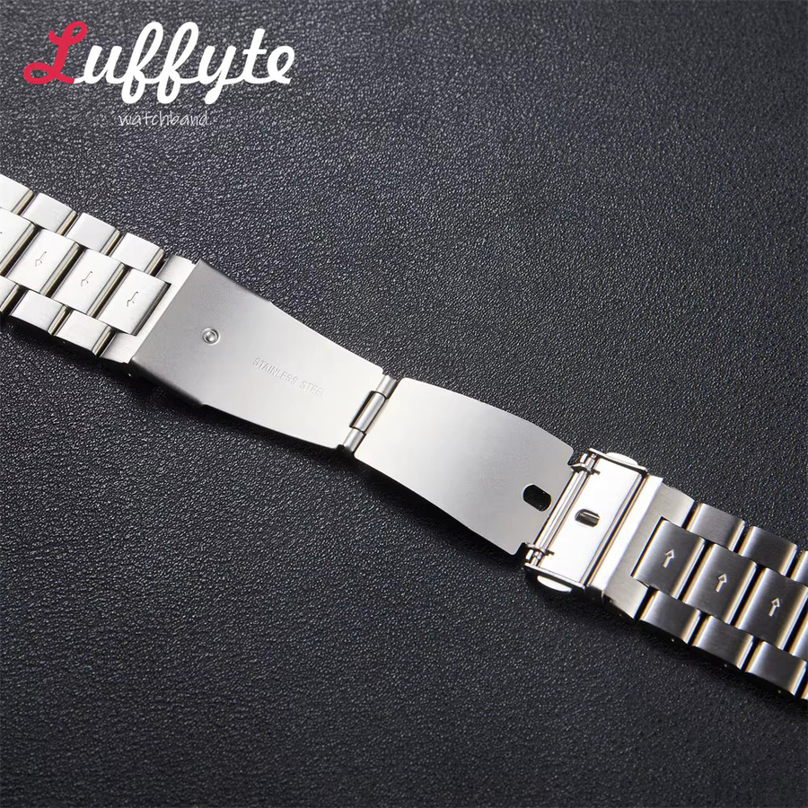 luffyte Uhrenarmband Edelstahl, Silber, Unisex - Bild 2