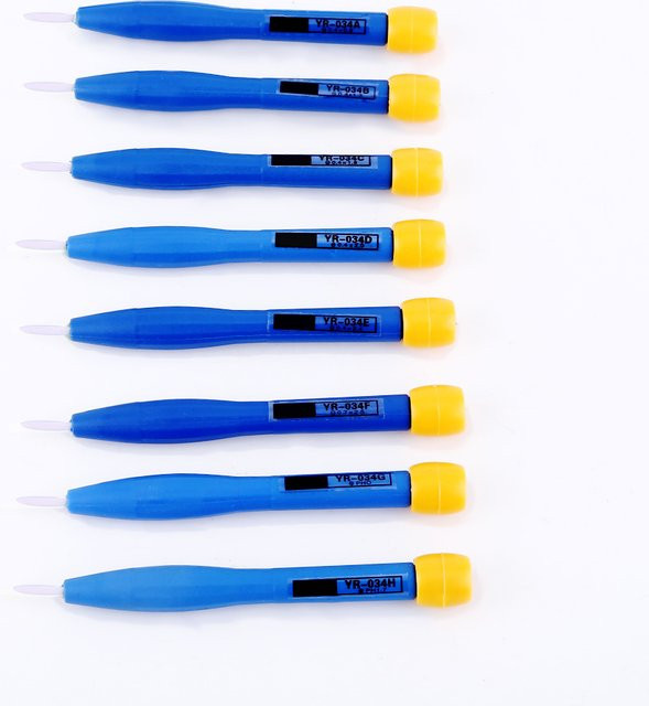 TOPINCN 8-teiliges Antistatik Schraubendreher Set aus Kunststoff und Keramik in Blau - Bild 1