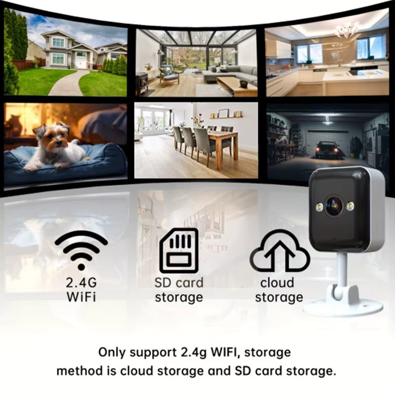 Cam720 Kabellose Heimkamera mit 5MP HD Auflösung, WLAN Innen-Videokamera mit Zwei-Wege-Audio und App-Steuerung als Babymonitor - Bild 6