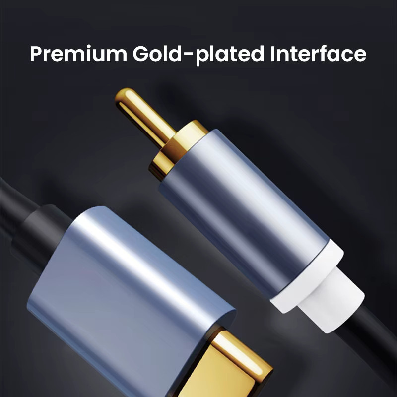 NIERBO USB-C auf 2RCA Adapter Typ-C auf RCA Stecker Y-Splitter für Auto Stereo Lautsprecher und Verstärker - Bild 4