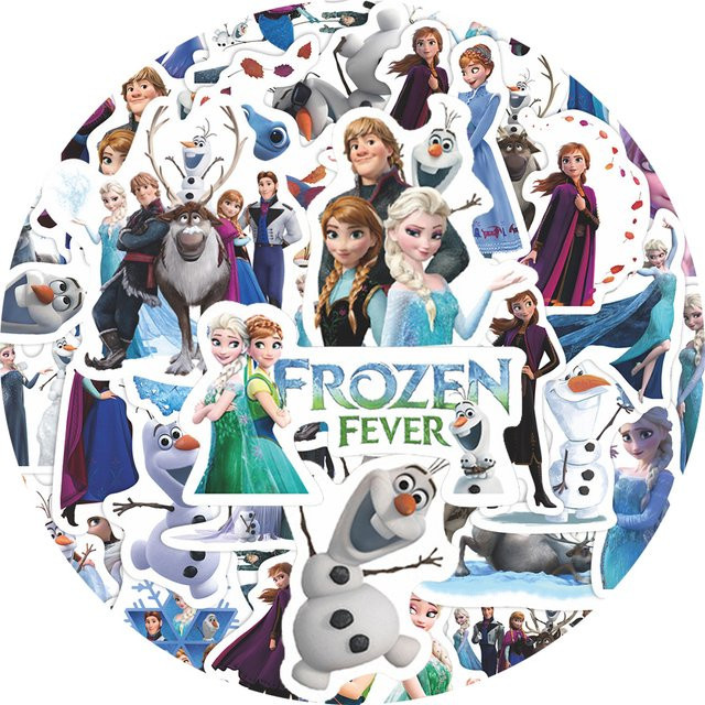 Disney Frozen Princess Aufkleber, 10/30/55 Stück - Bild 1