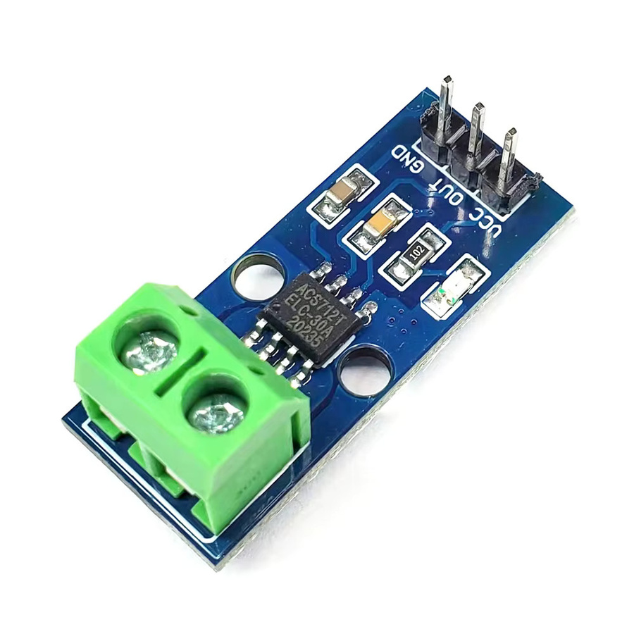 UICPAL ACS712 Hall-Effekt-Stromsensor-Modul 5A 20A 30A in Blau - Bild 2