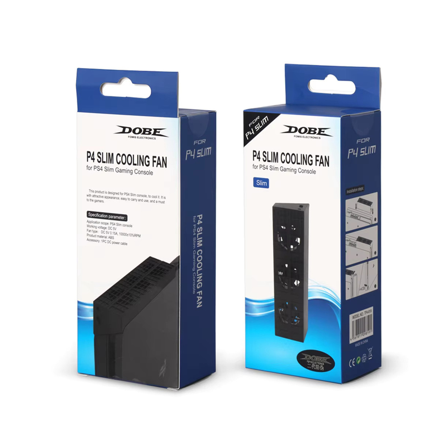 Tragbarer USB-A Kühler für Sony PlayStation PS4 Pro Slim in Schwarz - Bild 3