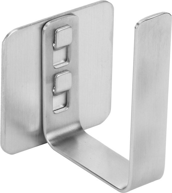 mfySpace 2er Set Wandmontiertes Schneidebrettgestell und Topfdeckel Aufbewahrungshalter aus Edelstahl in Weiß und Silber mit selbstklebender Montage - Bild 1