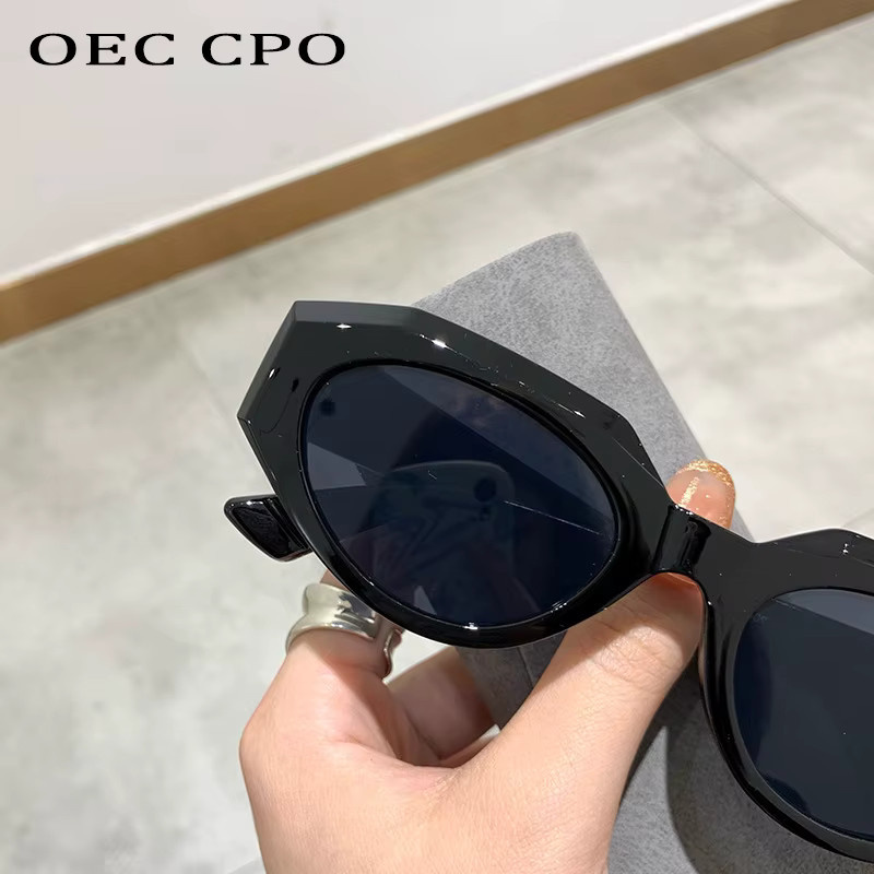OEC CPO Sonnenbrille Cat Eye, Kunststoff, Braun, Damen - Bild 2