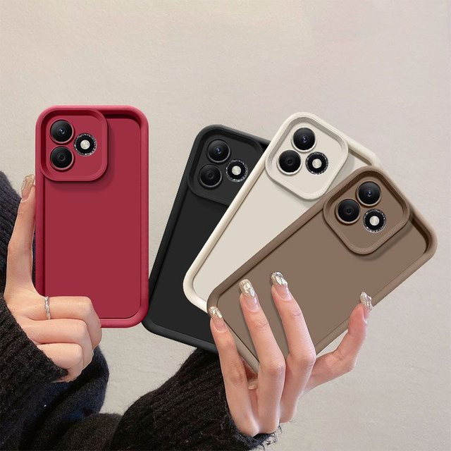 Stoßfeste Matte Schutzhülle für OPPO A5 Pro 4G und 5G in Schwarz mit Hautgefühl - Bild 1